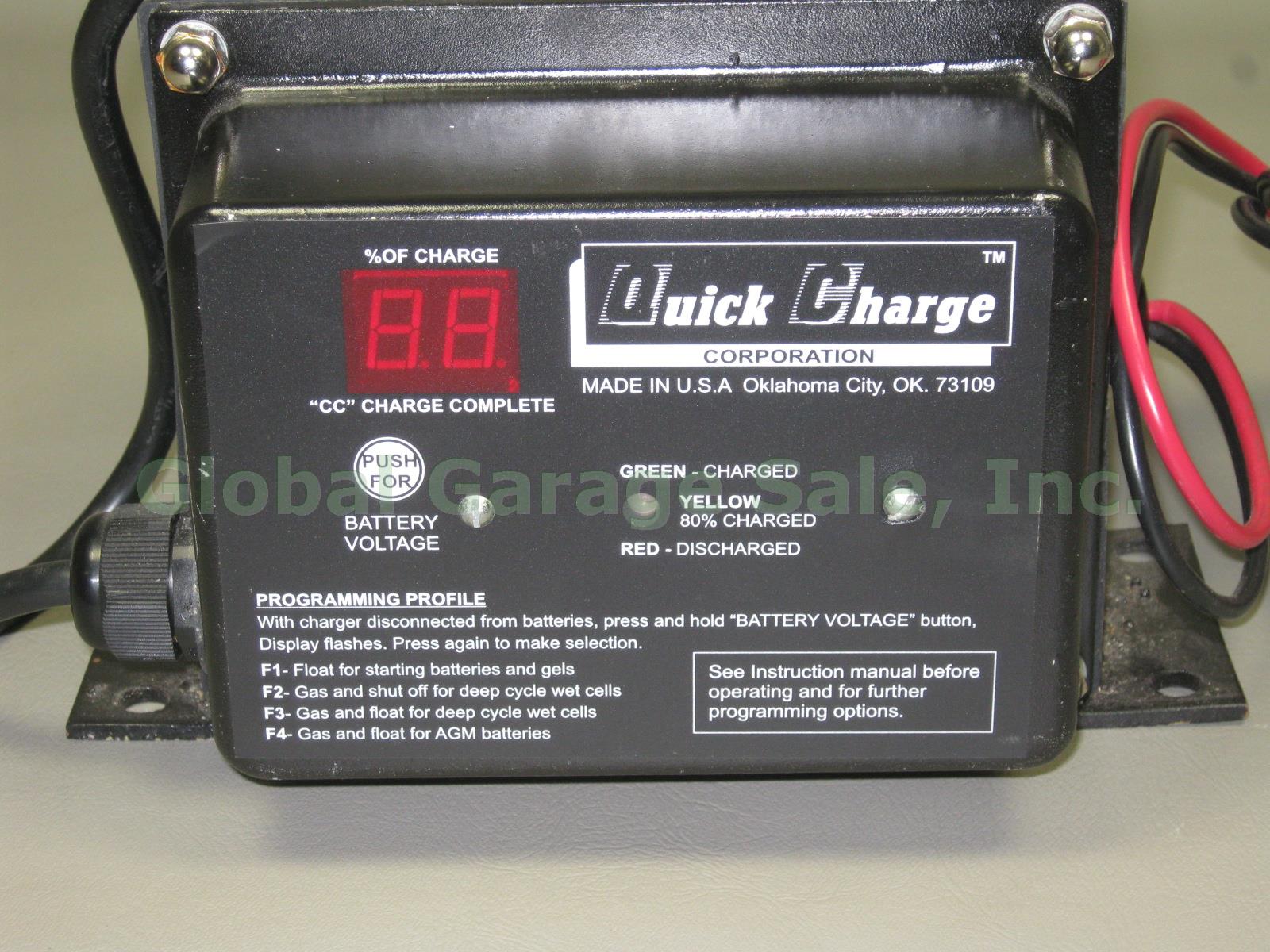 NOS Quick Corp Select-A-Charge On Board Charger OP36V/25A 36 Volt 25 Amp NO RES! 1