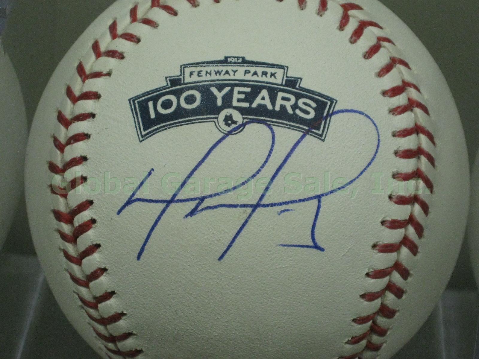 David Ortiz Red Sox Signed MLB Fenway Park 100 Year Anniversary Baseball Auto NR 2