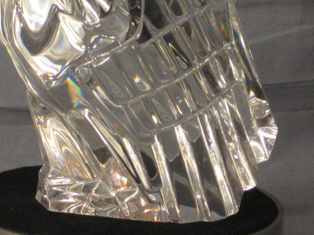 Vintage Steuben Glass Crystal Signed Bald Eagle Bird NR 6