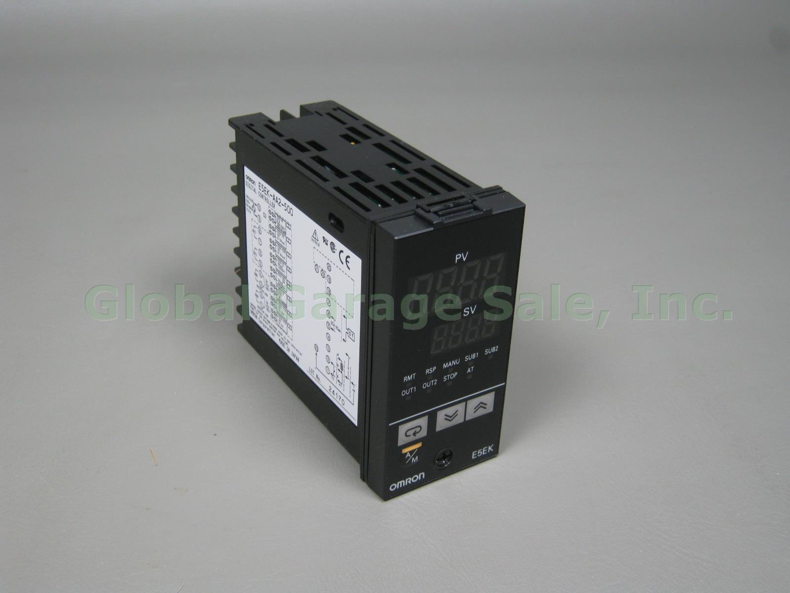New Omron E5EK-AA2-500 Digital Controller Multi-Range Input 100-240V AC Volts NR 1