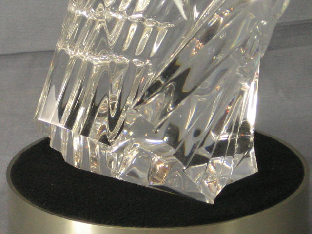 Vintage Steuben Glass Crystal Signed Bald Eagle Bird NR 7