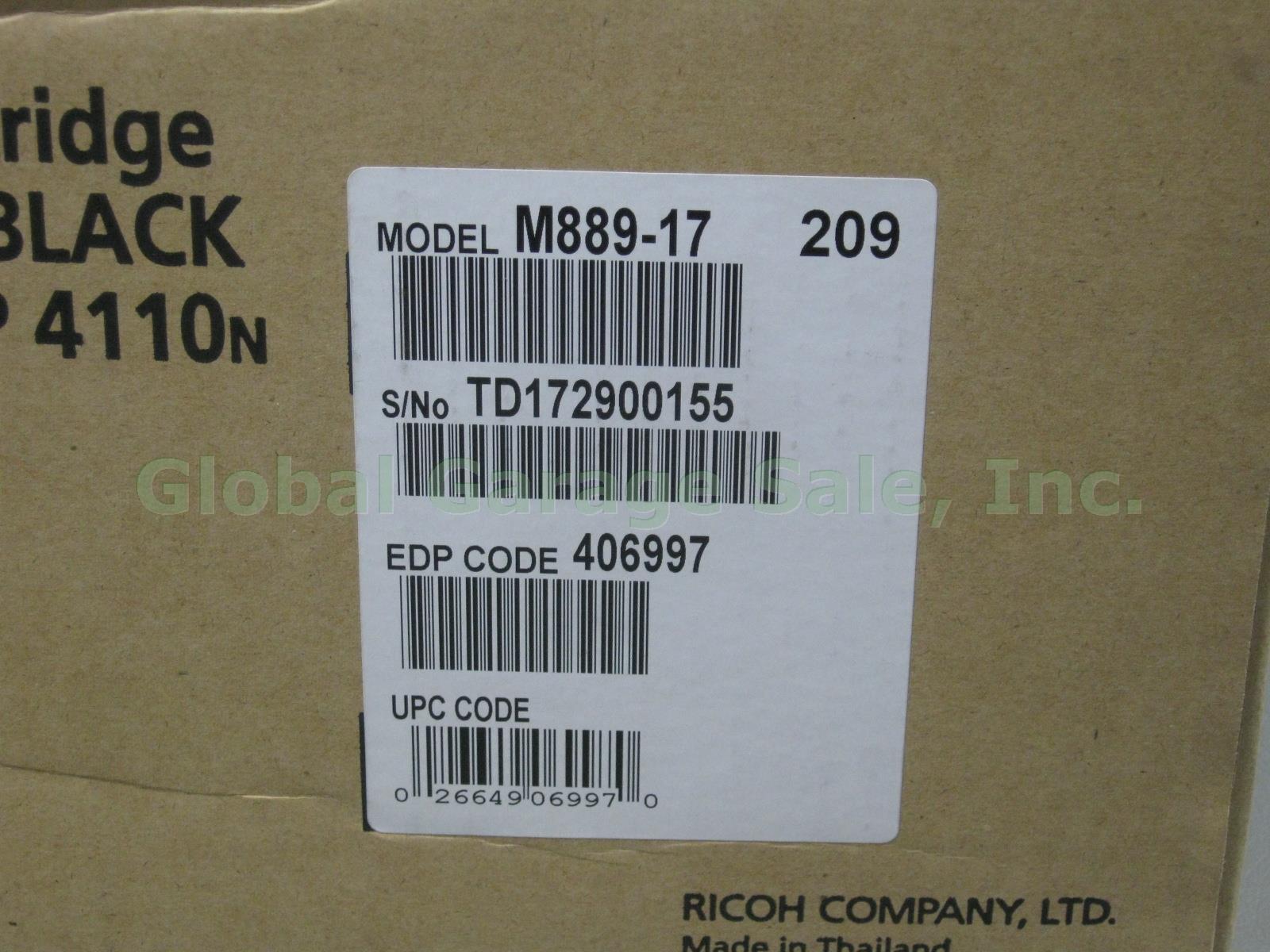 Ricoh Print Cartridge SP4100 Type 120 Black M889-17 406997 For SP 4100N 4110N NR 1