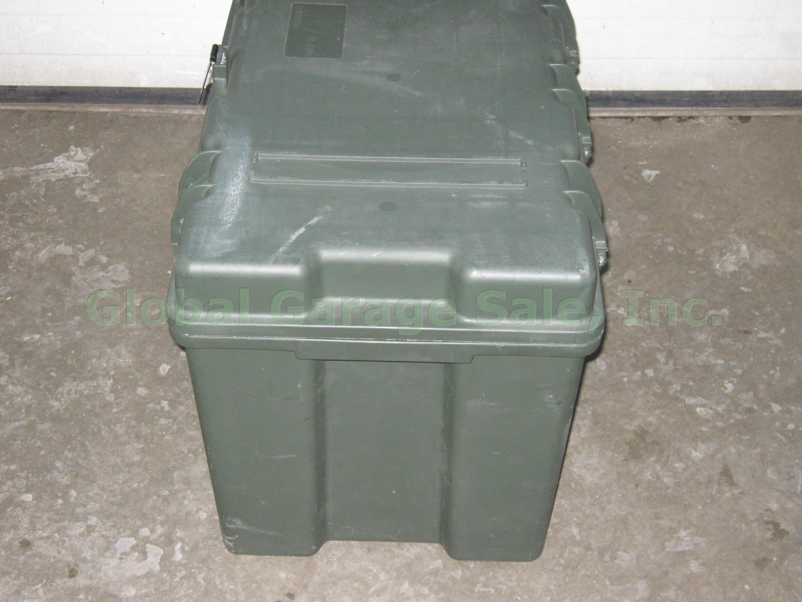Pelican Hardigg TL 500i Tuff Box Army Military Storage Trunk Green Foot Locker 3