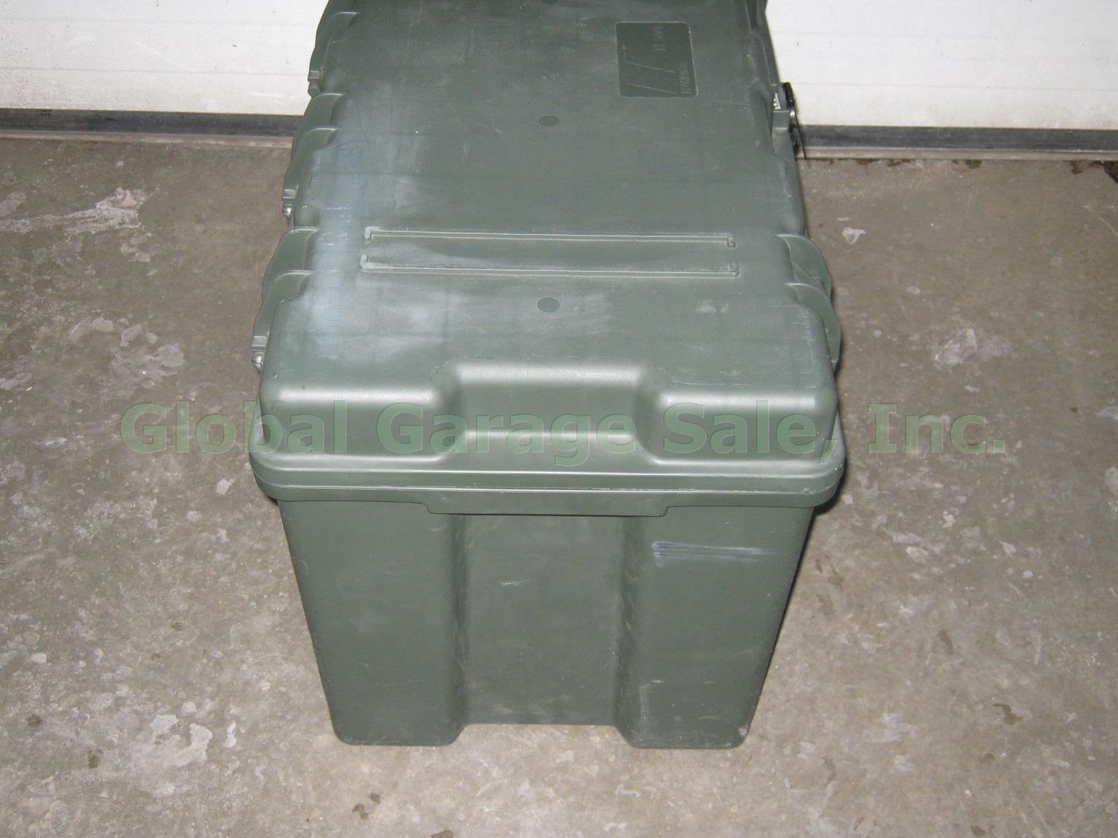 Pelican Hardigg TL 500i Tuff Box Army Military Storage Trunk Green Foot Locker 5