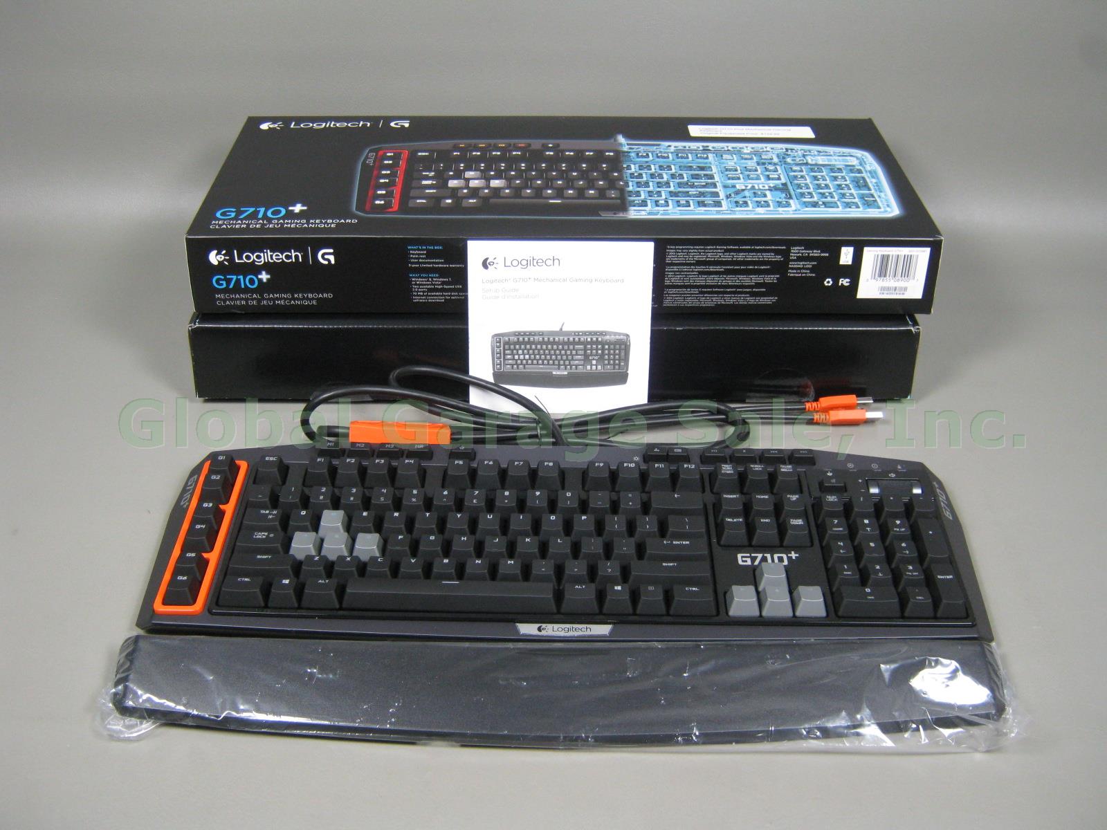 Logitech G710+ Mechanical Gaming Keyboard 124 Tactile High Speed Keys Switches +