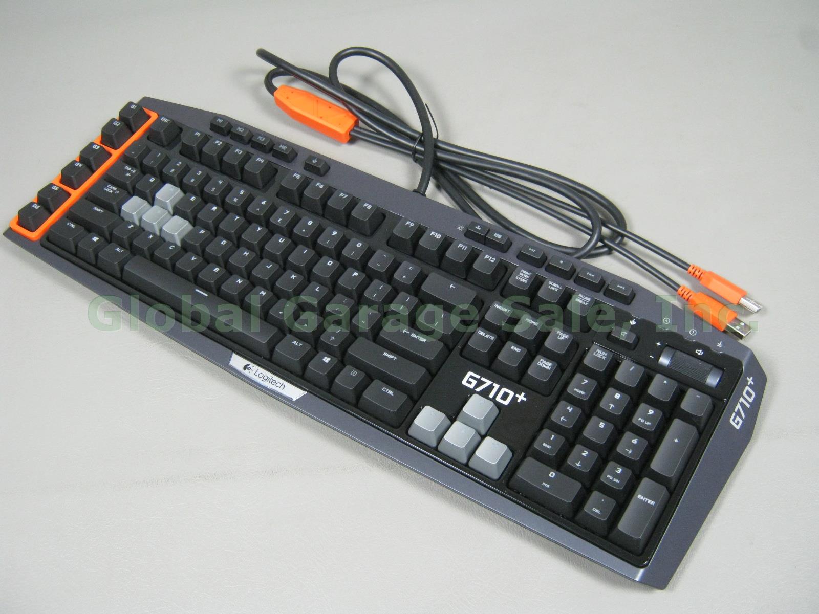 Logitech G710+ Mechanical Gaming Keyboard 124 Tactile High Speed Keys Switches + 1