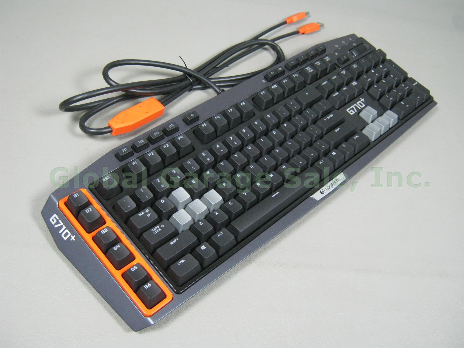 Logitech G710+ Mechanical Gaming Keyboard 124 Tactile High Speed Keys Switches + 2