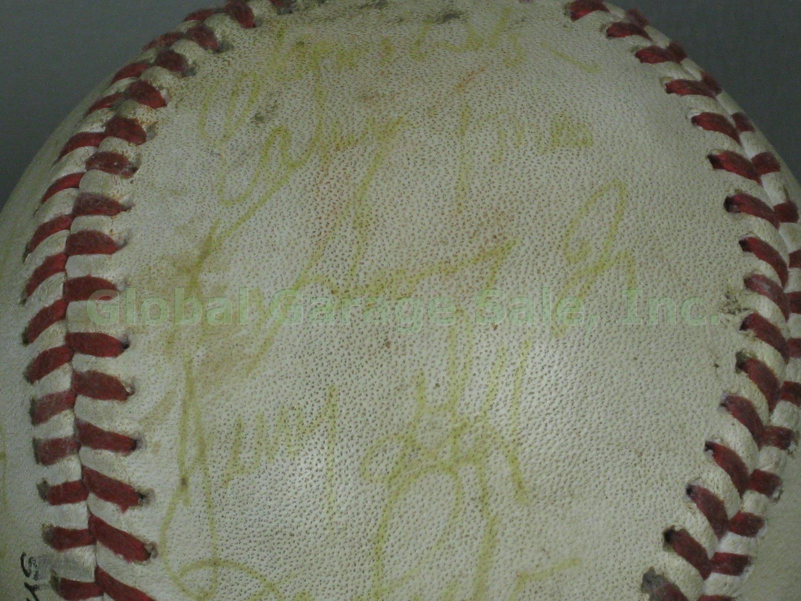 1988 Vermont Mariners Team Signed Ball Baseball Ken Griffey Jr + 20 More NO RES 3