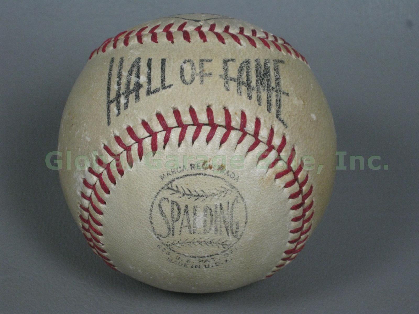 Early 1940s Hand Signed Connie Mack Hall Of Fame HOF Baseball Cooperstown NY 3