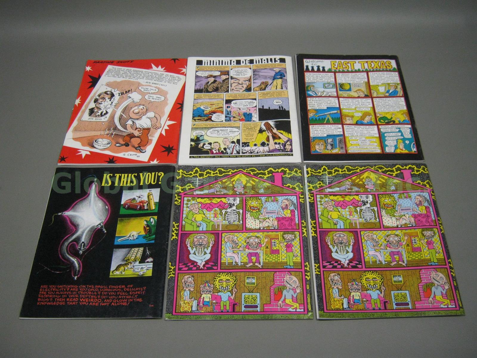 1-28 Weirdo Comic Lot R Crumb Last Gasp 1981-1993 Some 1st 2nd Print Reprints NR 6