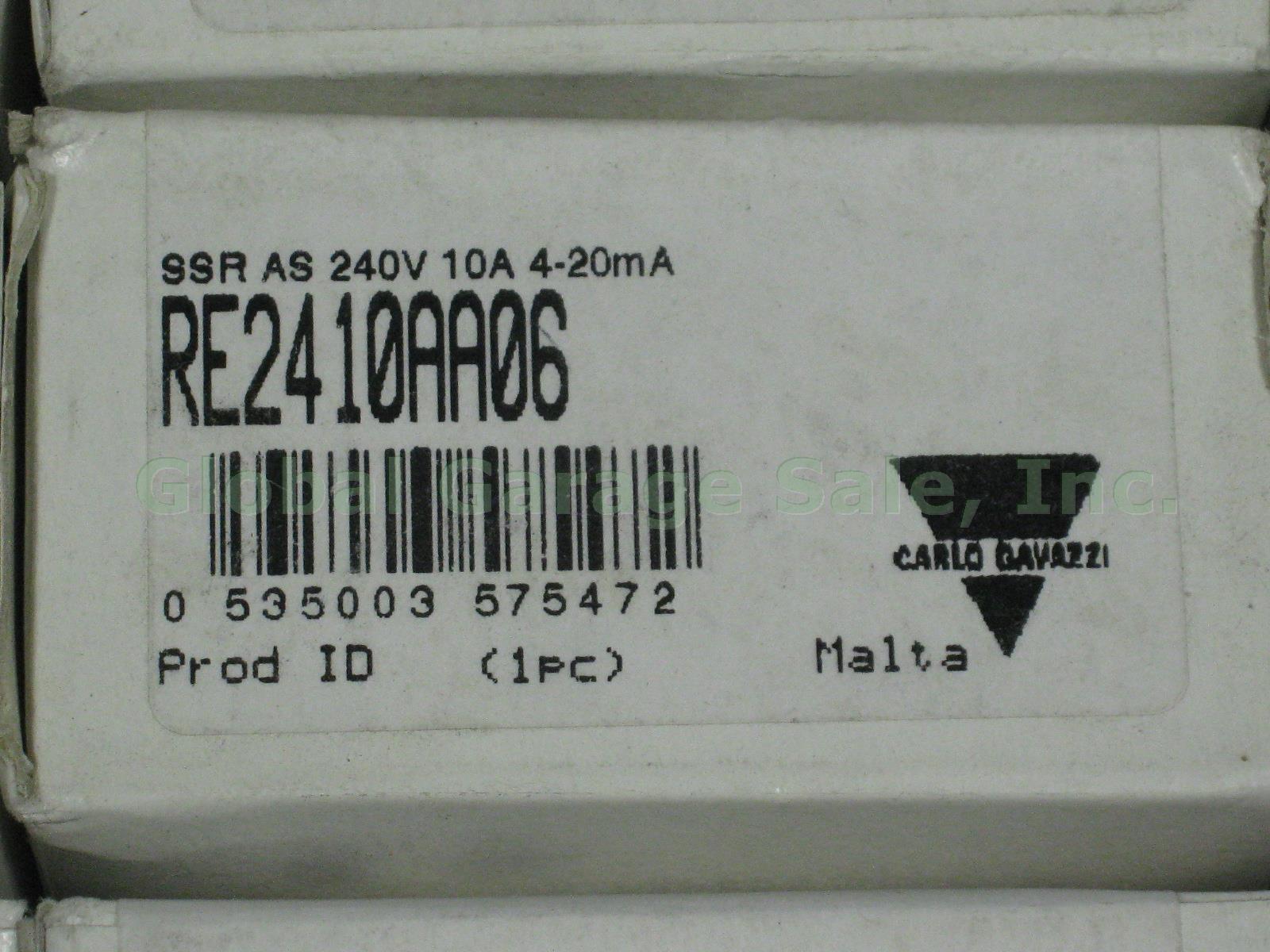 15 NOS Carlo Gavazzi RE2410AA06 Solid State Relays Lot SSR AS 240V 10A 4-20mA NR 1