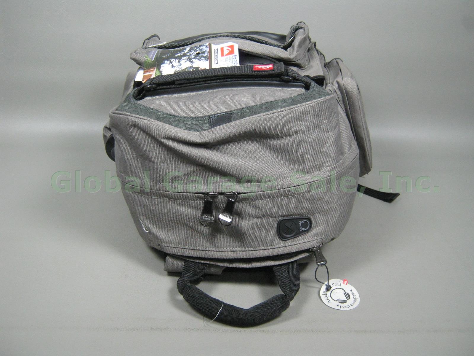 Rare NWT NOS Quiksilver City Pack Skate Bag Backpack Manufacturer Sample No Res! 3
