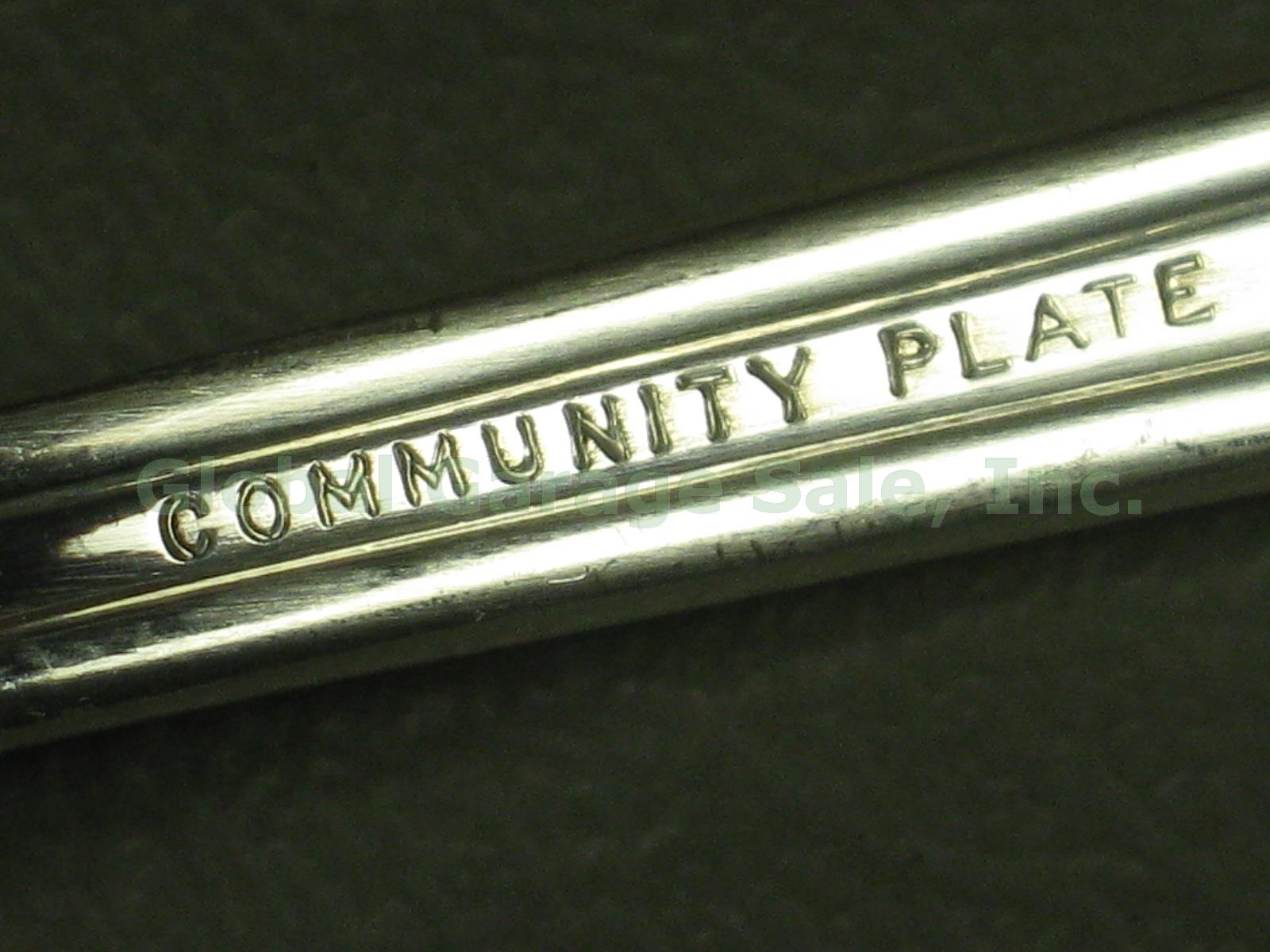 92-Pc Vtg Unused Oneida Community Plate Deauville Flatware Set W/ Chest 1929 NR! 4