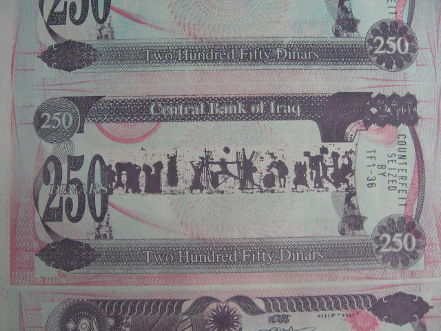 10 Uncut Sheets 40,000 Saddam Hussein Iraqi Dinars NR 4