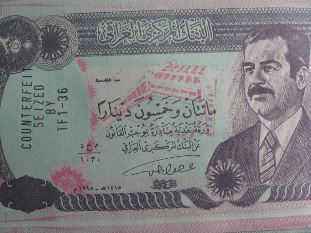 10 Uncut Sheets 40,000 Saddam Hussein Iraqi Dinars NR 5