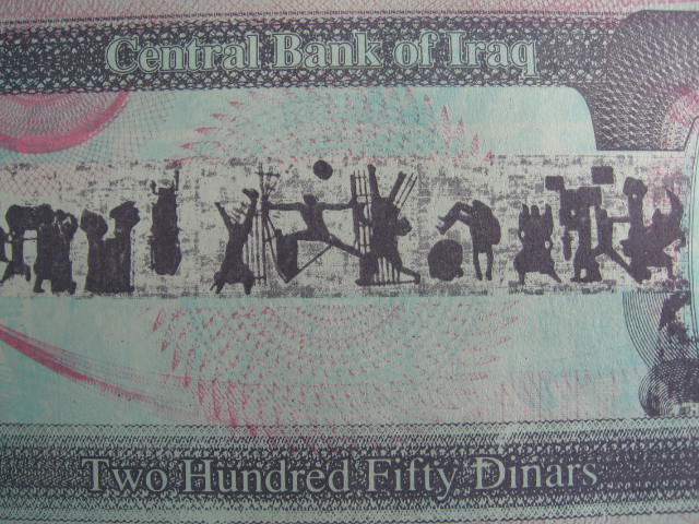 10 Uncut Sheets 40,000 Saddam Hussein Iraqi Dinars NR 6