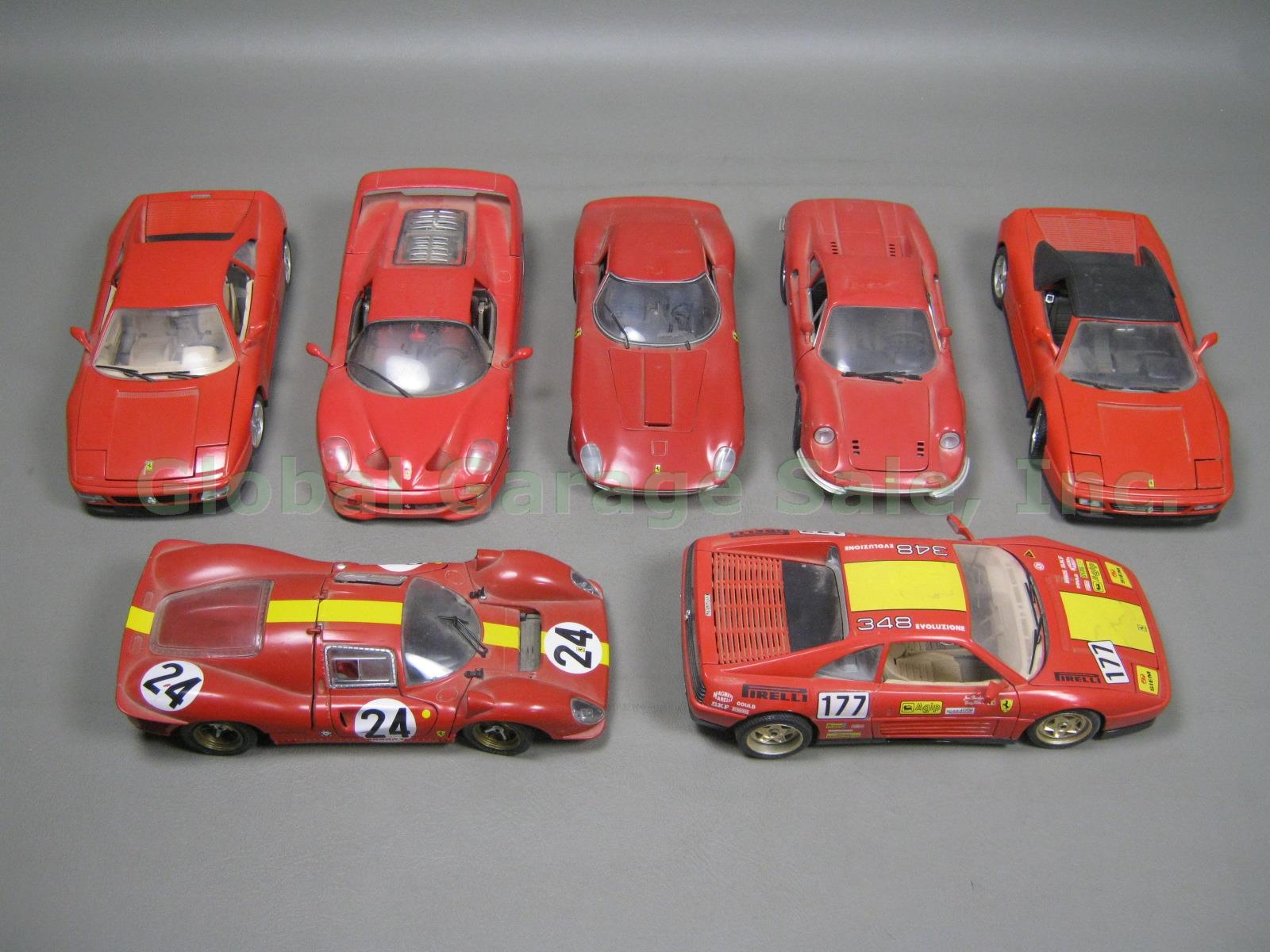 7 Diecast Ferrari Sports Cars
