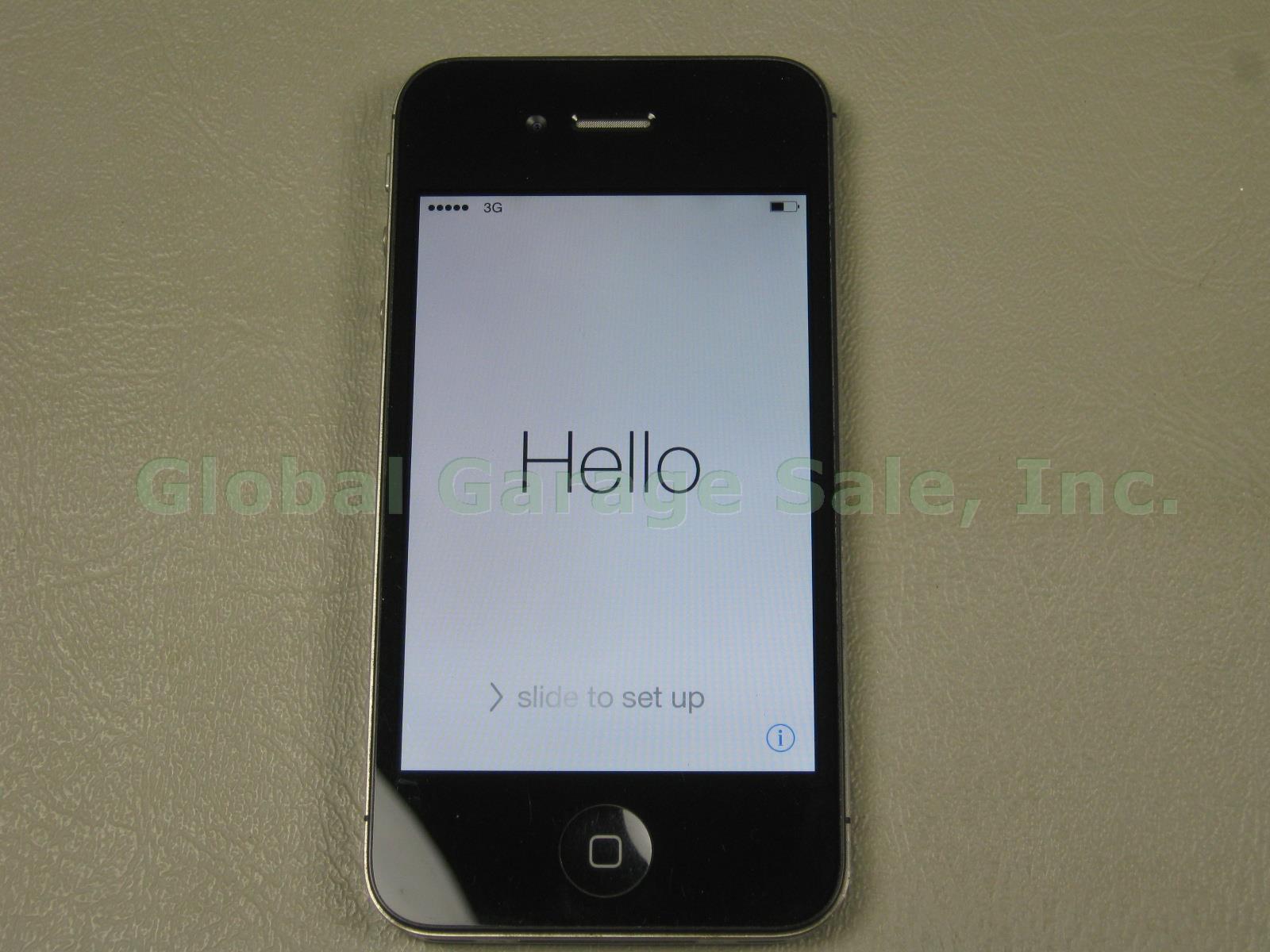 Black Verizon 32GB Apple iPhone 4S A1387 EMC 2430 MD278LL/A W/ Cases Bundle NR! 1