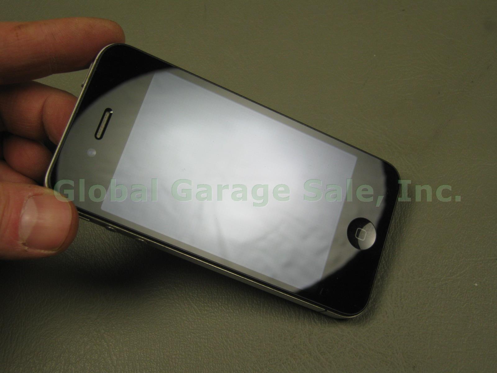Black Verizon 32GB Apple iPhone 4S A1387 EMC 2430 MD278LL/A W/ Cases Bundle NR! 2