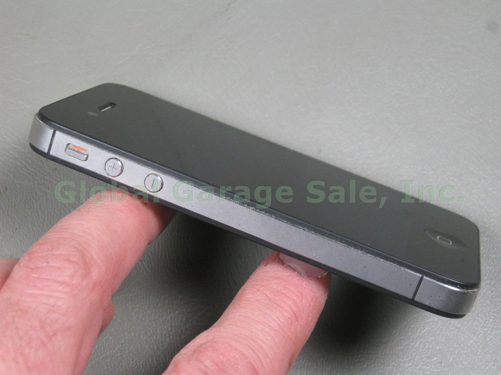 Black Verizon 32GB Apple iPhone 4S A1387 EMC 2430 MD278LL/A W/ Cases Bundle NR! 6