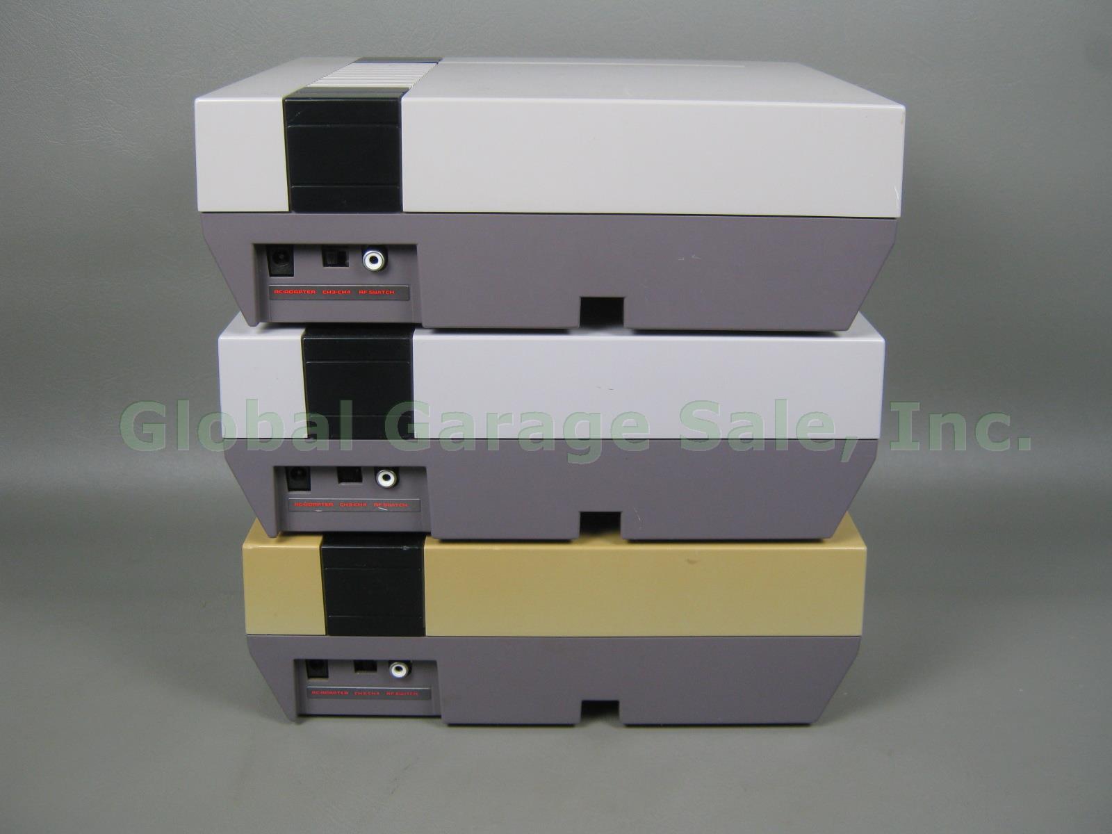 Nintendo NES Game Console Advantage Joystick Zapper Gun Controller Lot Bundle NR 4