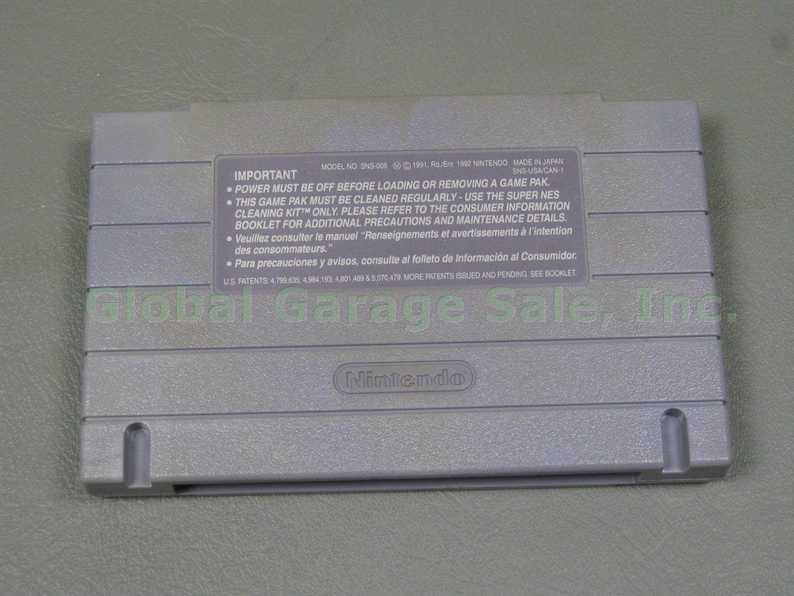 2 Super Nintendo SNES Game Cart Lot Battletoads In Battlemaniacs Axelay + Manual 4