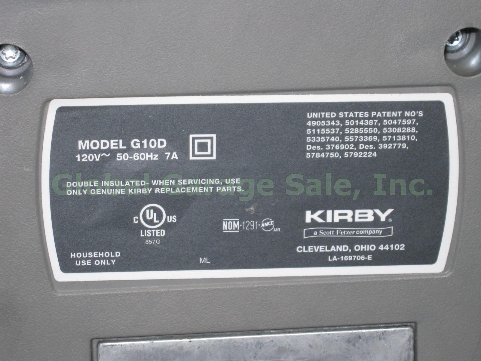 Kirby Sentria II G10D Shampooer Shampoo System Attachments Bundle Lot NO RESERVE 6