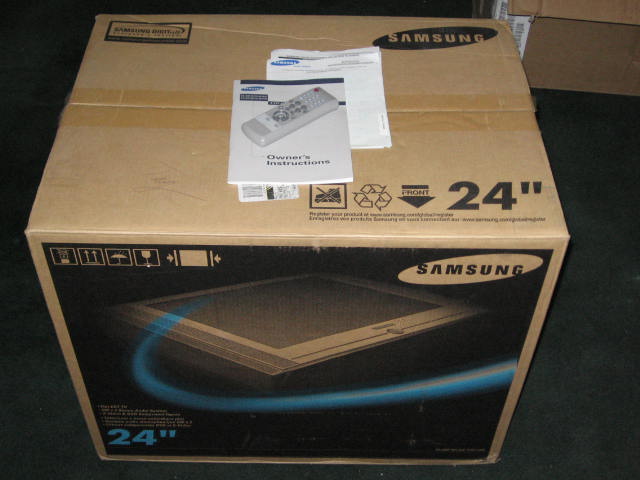 MINT Samsung 24" Flat Screen TV Television TX-R2435 NR!