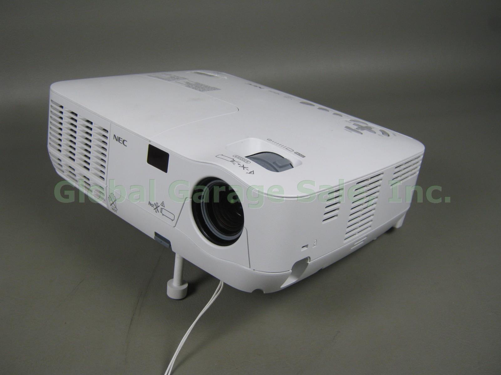 NEC NP 110 DLP 2200 ANSI Lumen 1600x1200 Resolution Projector 1495 Hours On Bulb 1