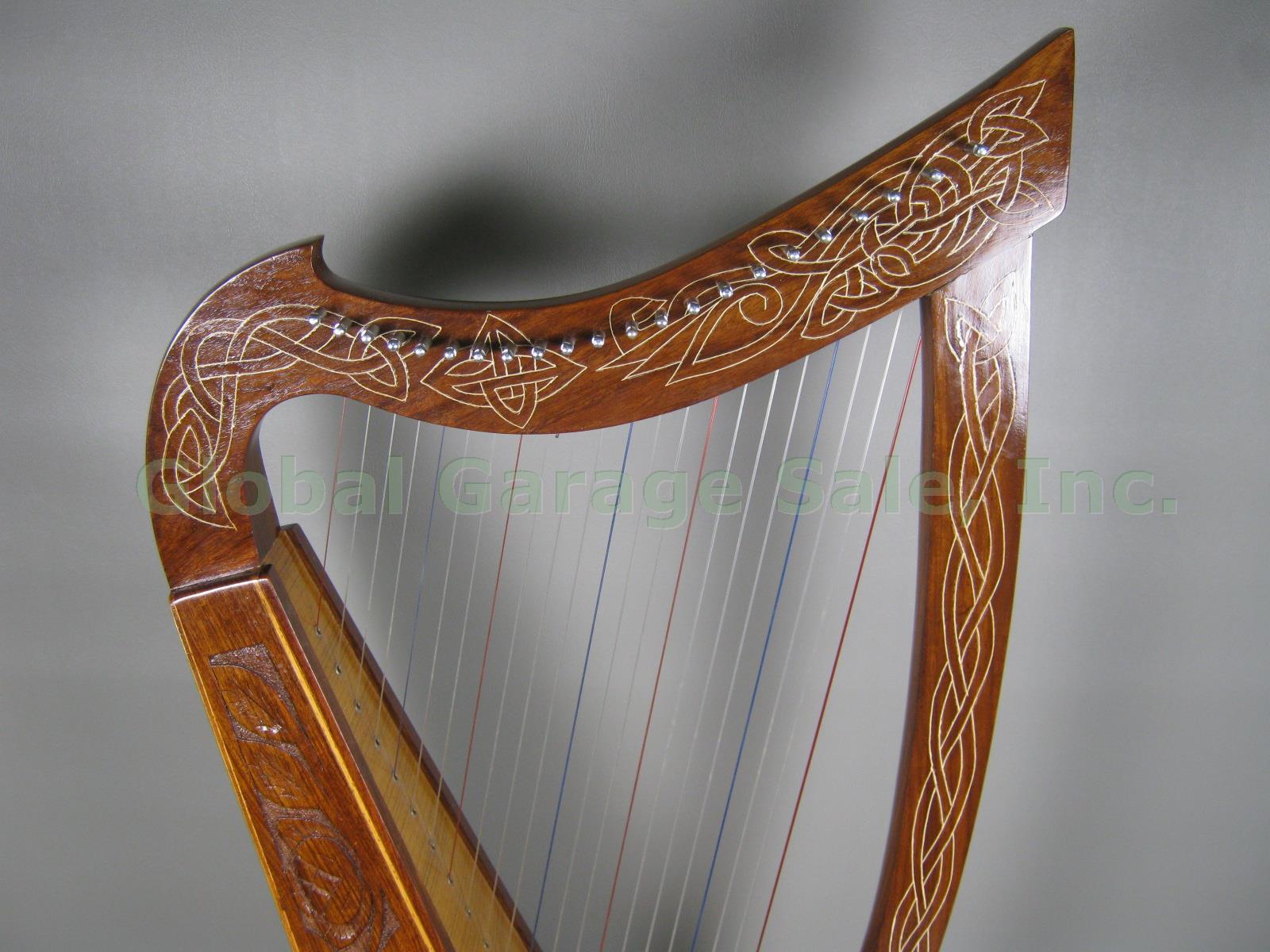 22 String Mid-East Roosebeck Heather Celtic Lap Harp Hardly Played EXC Condition 4