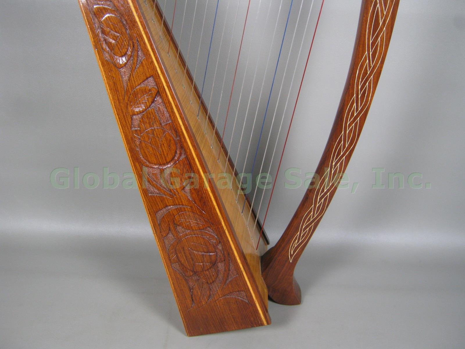 22 String Mid-East Roosebeck Heather Celtic Lap Harp Hardly Played EXC Condition 5