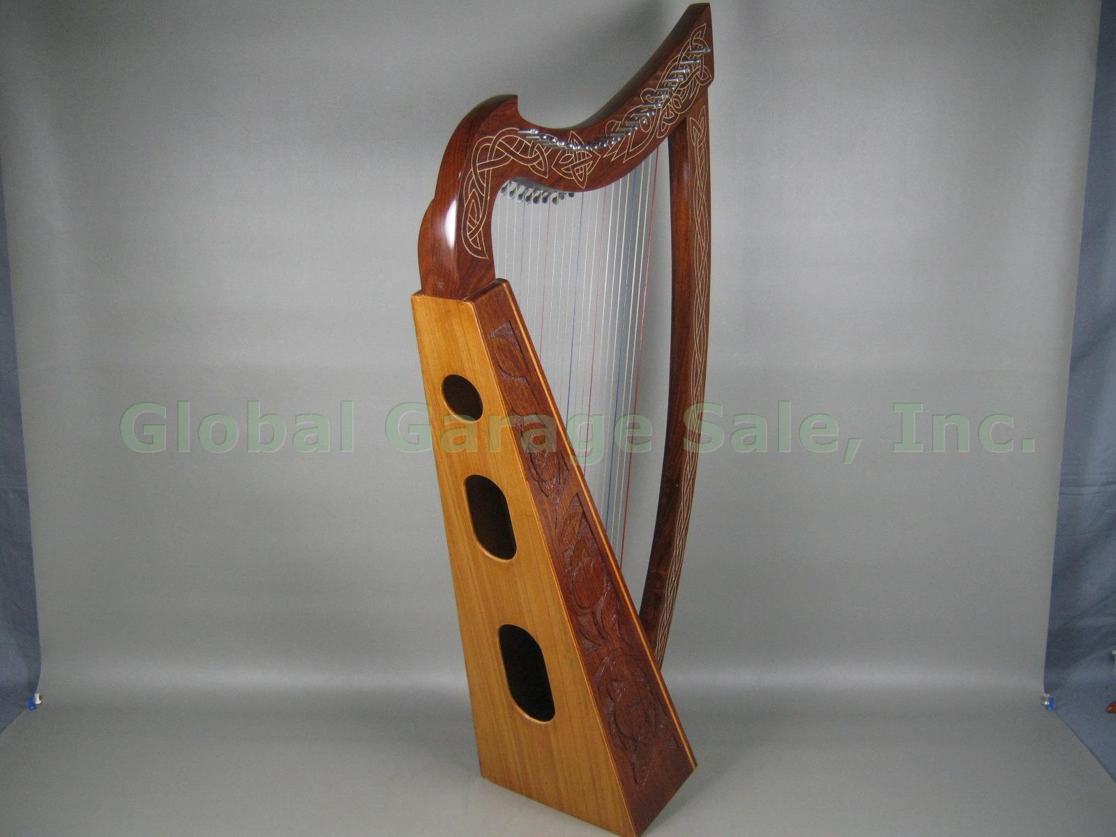 22 String Mid-East Roosebeck Heather Celtic Lap Harp Hardly Played EXC Condition 6
