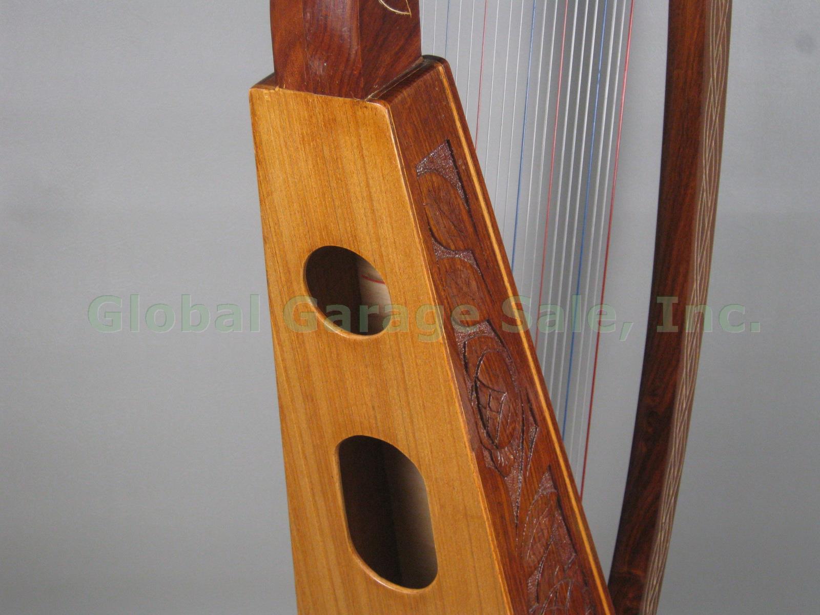 22 String Mid-East Roosebeck Heather Celtic Lap Harp Hardly Played EXC Condition 7