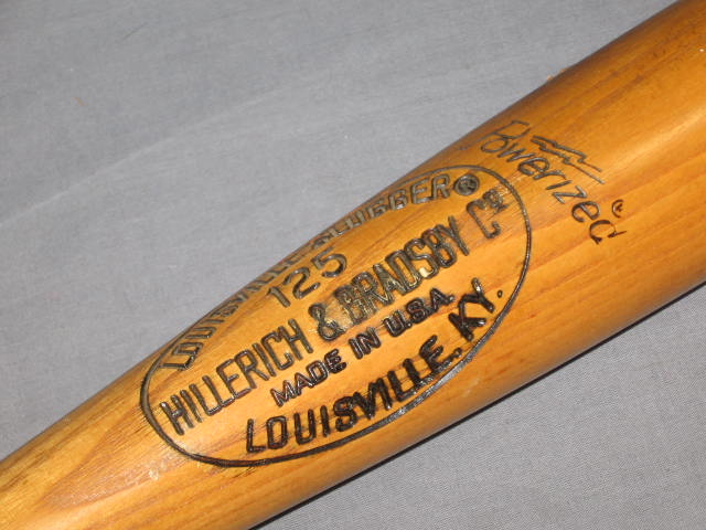 Vintage Brooks Robinson Hand Signed Baseball Bat +Photo 6