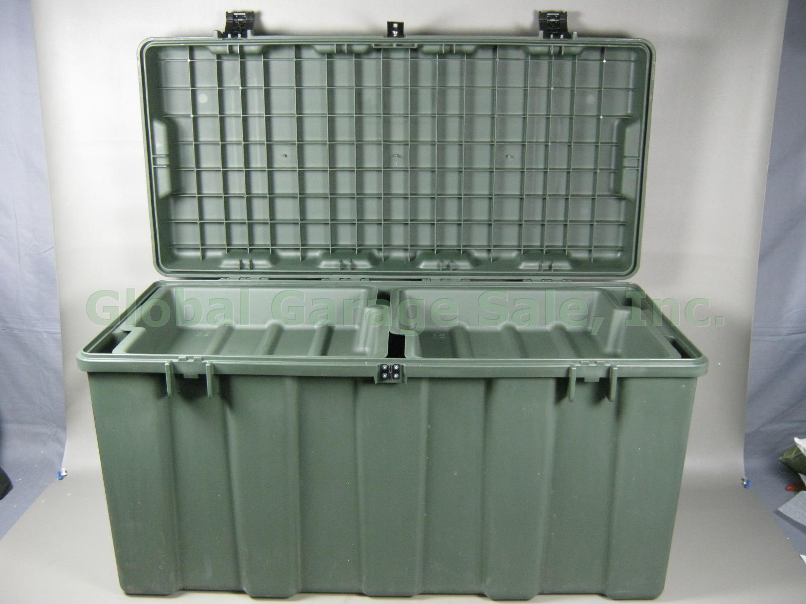 NEW Pelican Hardigg TL 500i US Army Military Foot Locker Trunk With 2 Trays NR! 2