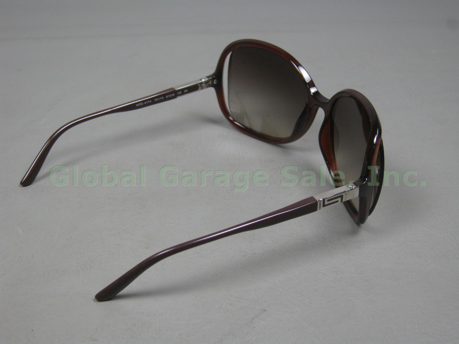 Womens NOS Versace MOD VE 4174 101/13 61 19 125 3N Sunglasses W/ Case Box Bundle 3
