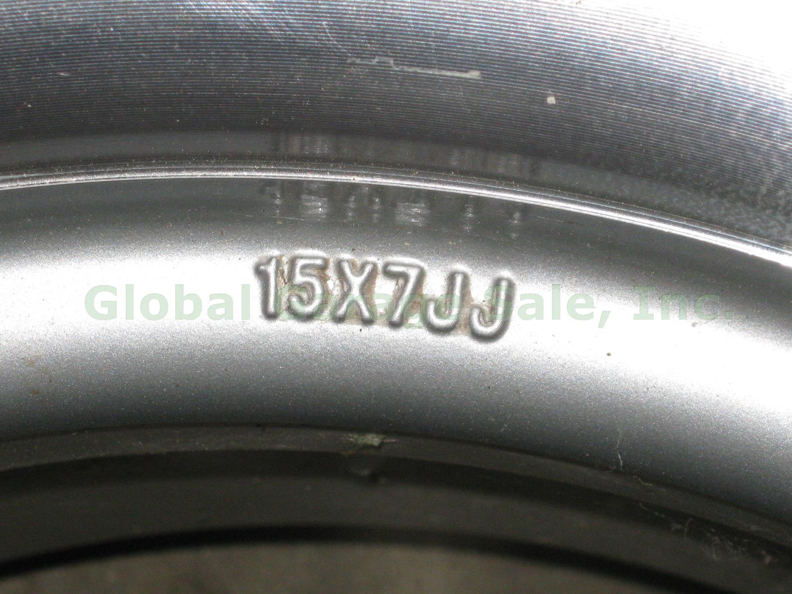 4 Yokohama 185 65 R15 86H A550H Tires W/ American Racing Rims 15X7JJ Wheels Caps 11