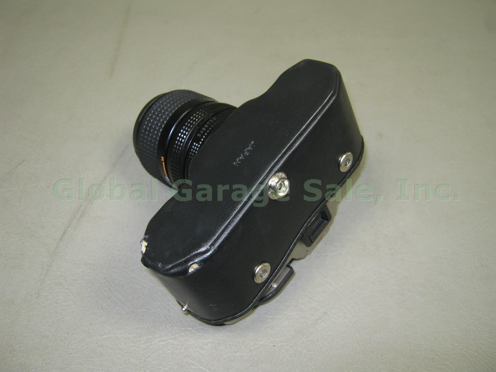 Nikon FM10 35mm SLR Film Camera Zoom Nikkor 35-70mm 1:3.5~4.8 Lens Case Bundle 8