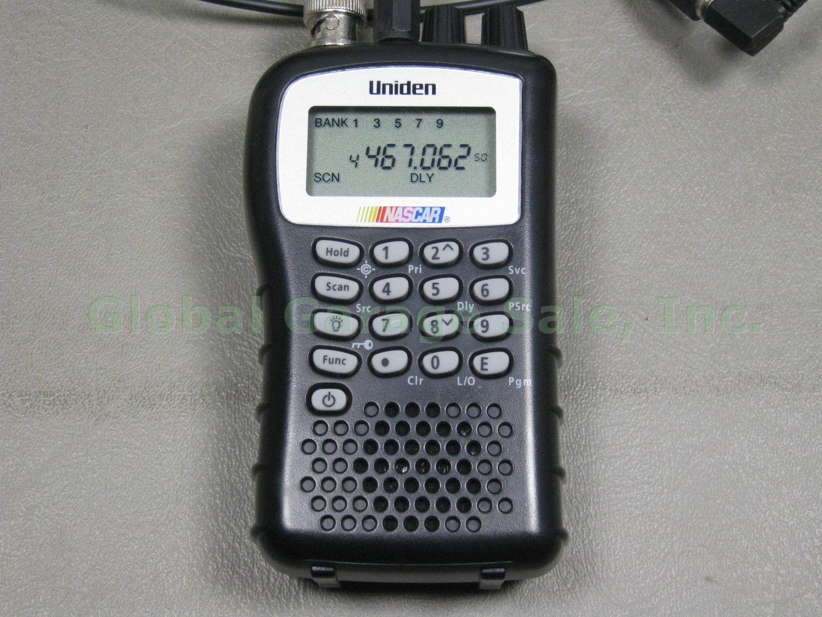 Uniden BC92XLT Handheld Scanner Radio + 2 NASCAR Racing TP60 Headphones Headsets 1