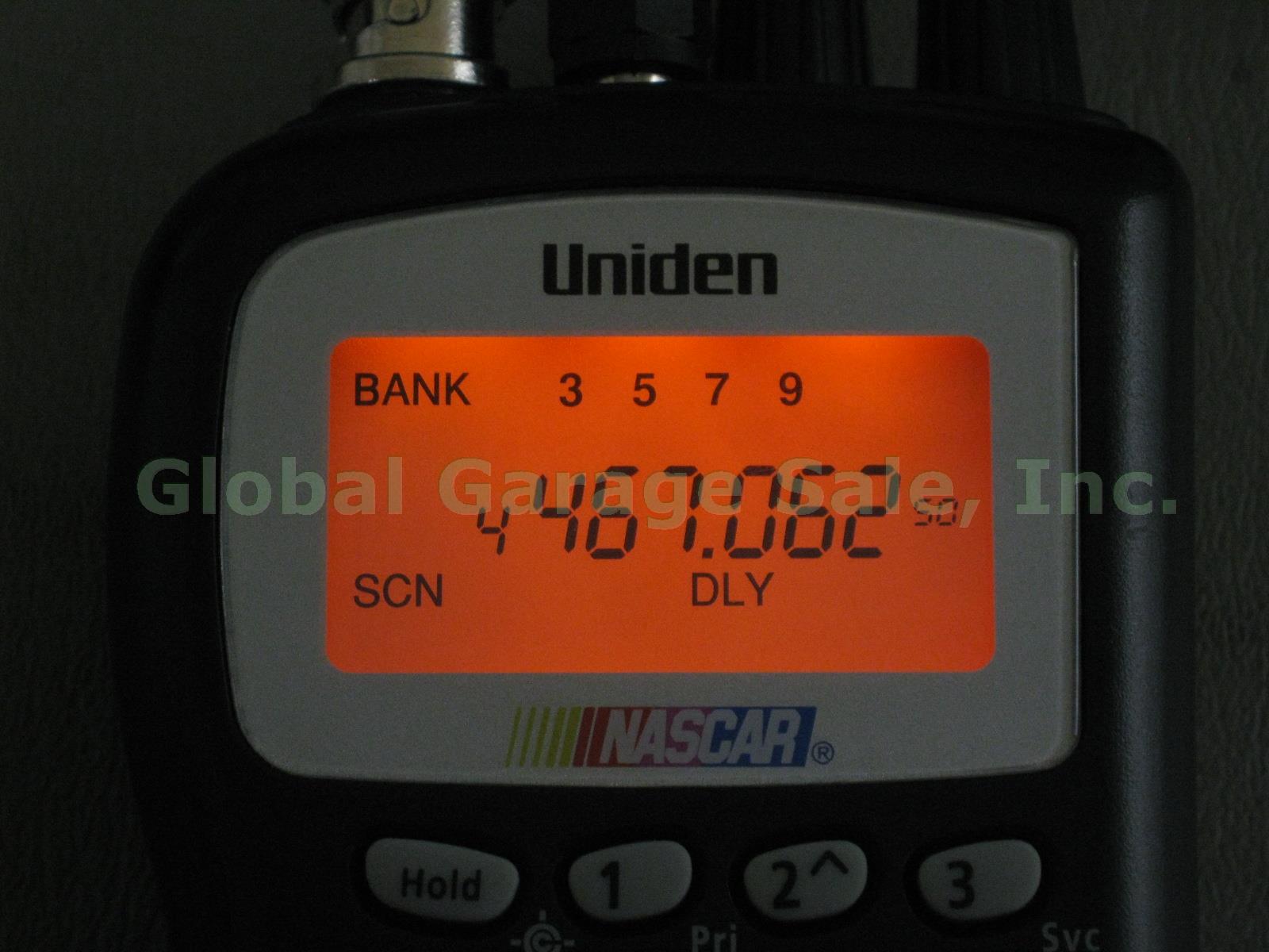 Uniden BC92XLT Handheld Scanner Radio + 2 NASCAR Racing TP60 Headphones Headsets 2