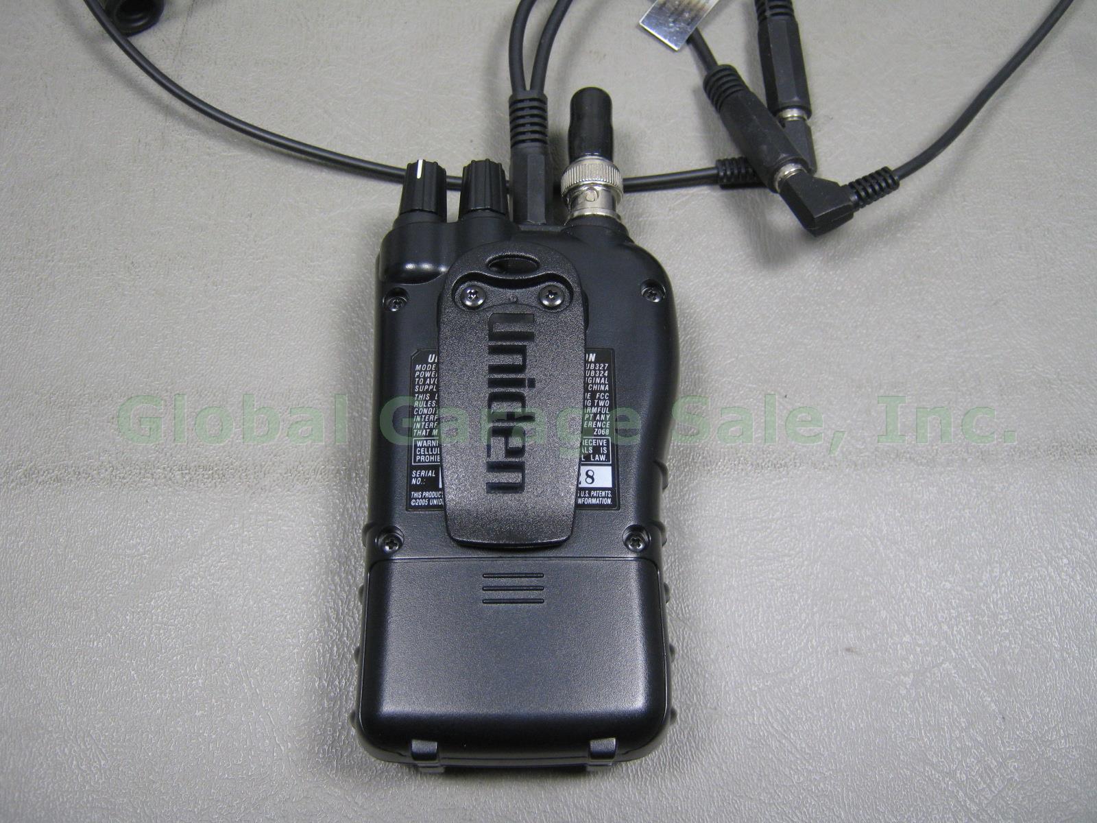 Uniden BC92XLT Handheld Scanner Radio + 2 NASCAR Racing TP60 Headphones Headsets 4