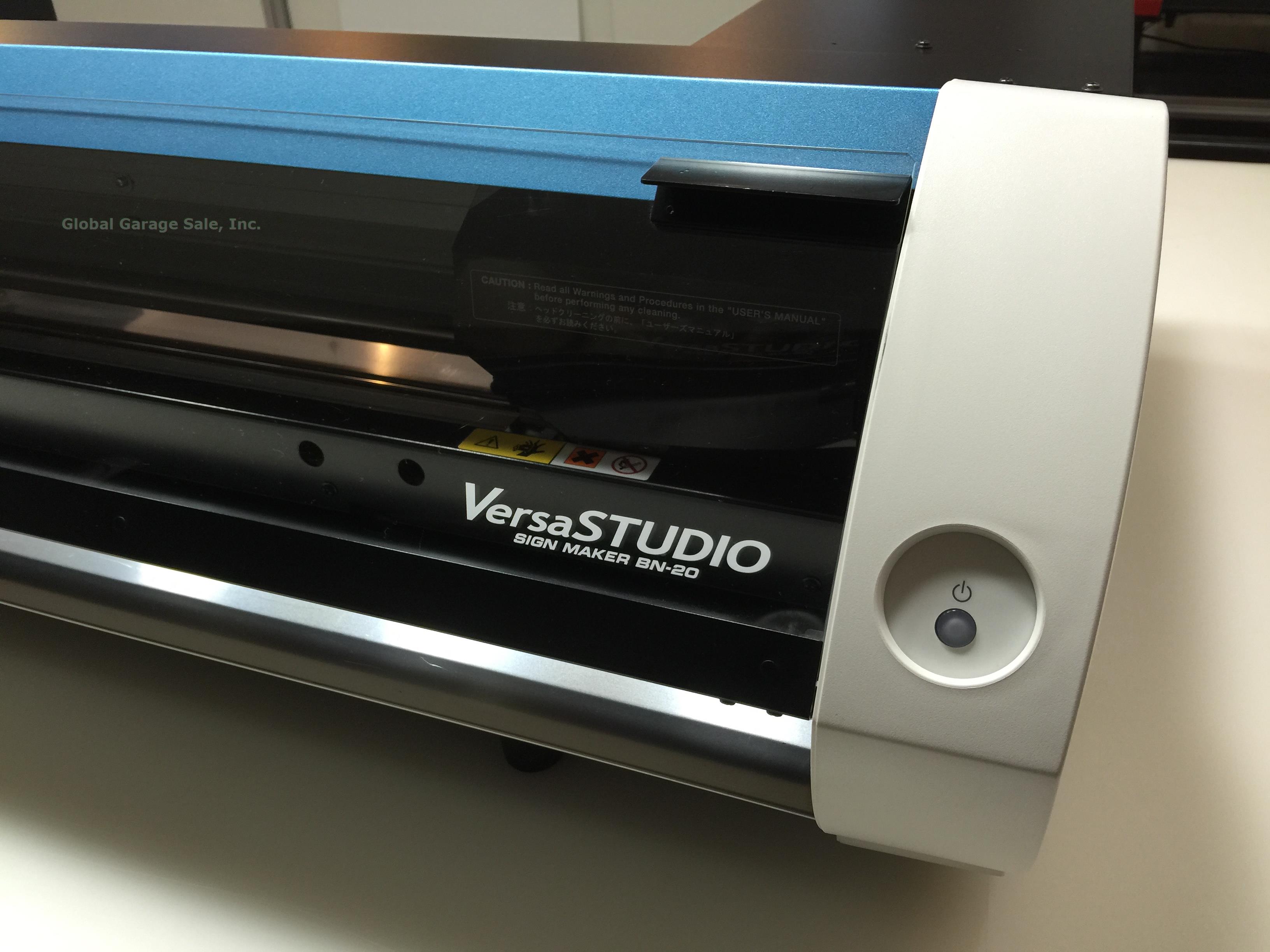 Roland BN-20 VersaStudio Sign Maker Desktop Inkjet Wide Format Plotter Printer 3