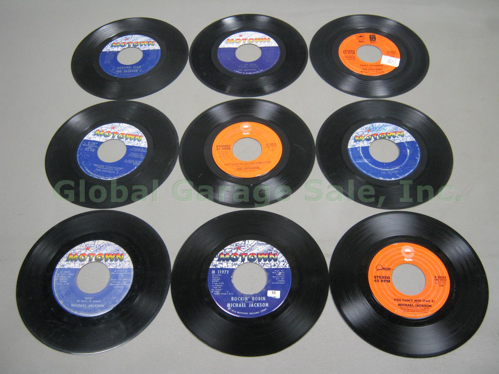HUGE 45 Record Lot 500+ 50s-80s Elvis Presley Beatles Rock DJ Copy Promo Single 6