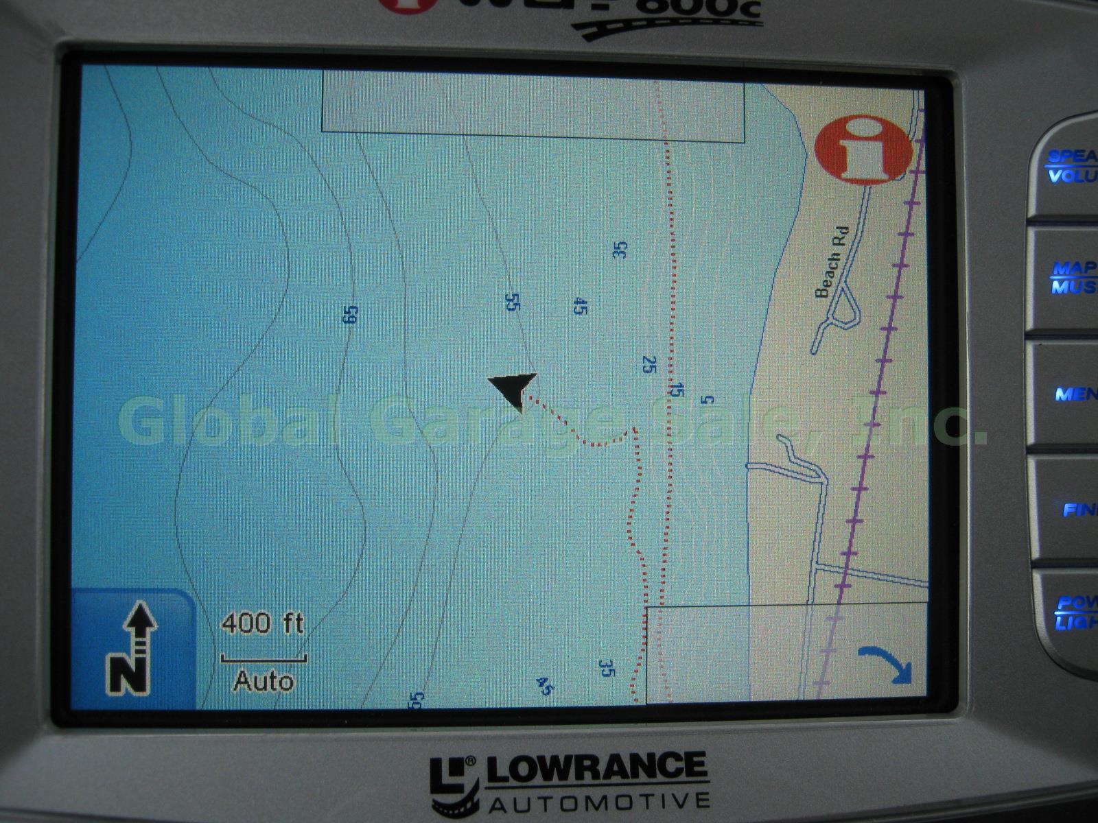 Lowrance iWay 600C Marine Boating Automotive Car Mountable GPS Tested Works Lot 2