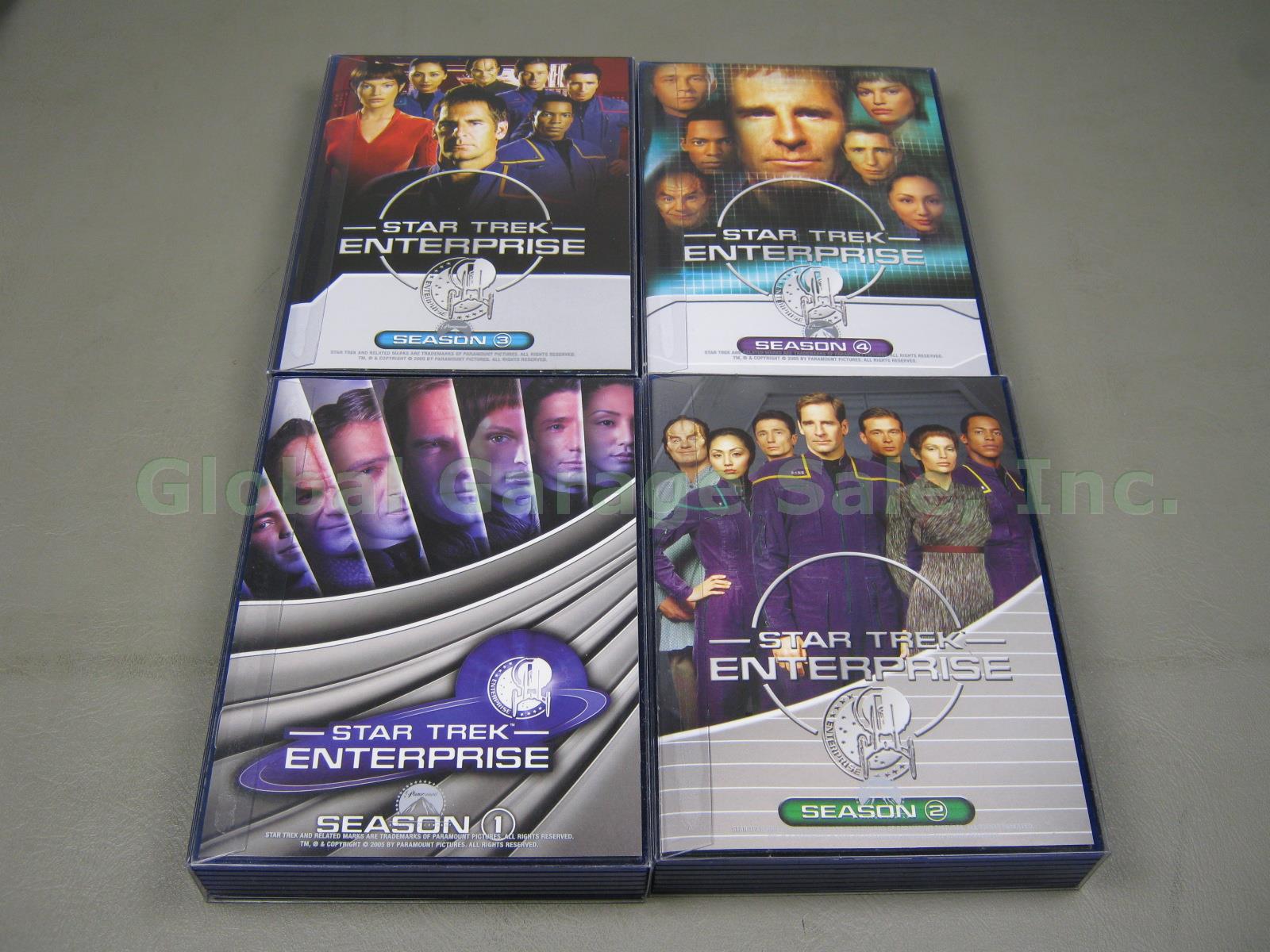 Star Trek Enterprise The Complete TV Series 27-Disc DVD Set 2005 Seasons 1 2 3 4 2