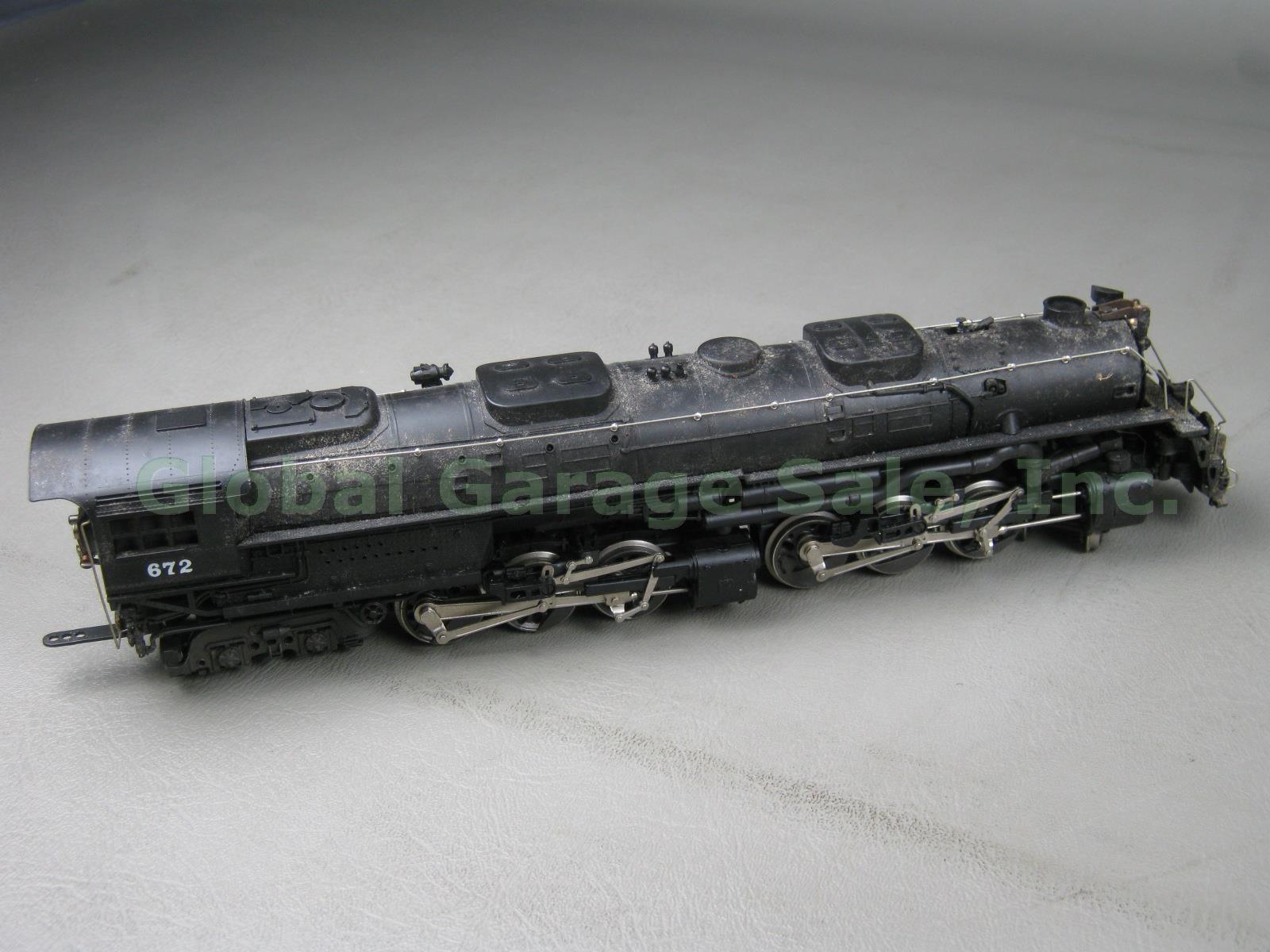 AHM Rivarossi Clinchfield 4-6-6-4 Challenger 672 Train Engine Coal Tender +Kadee 2