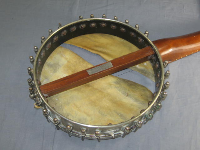 Antique 5 String Champion Banjo Mother of Pearl Inlay 8