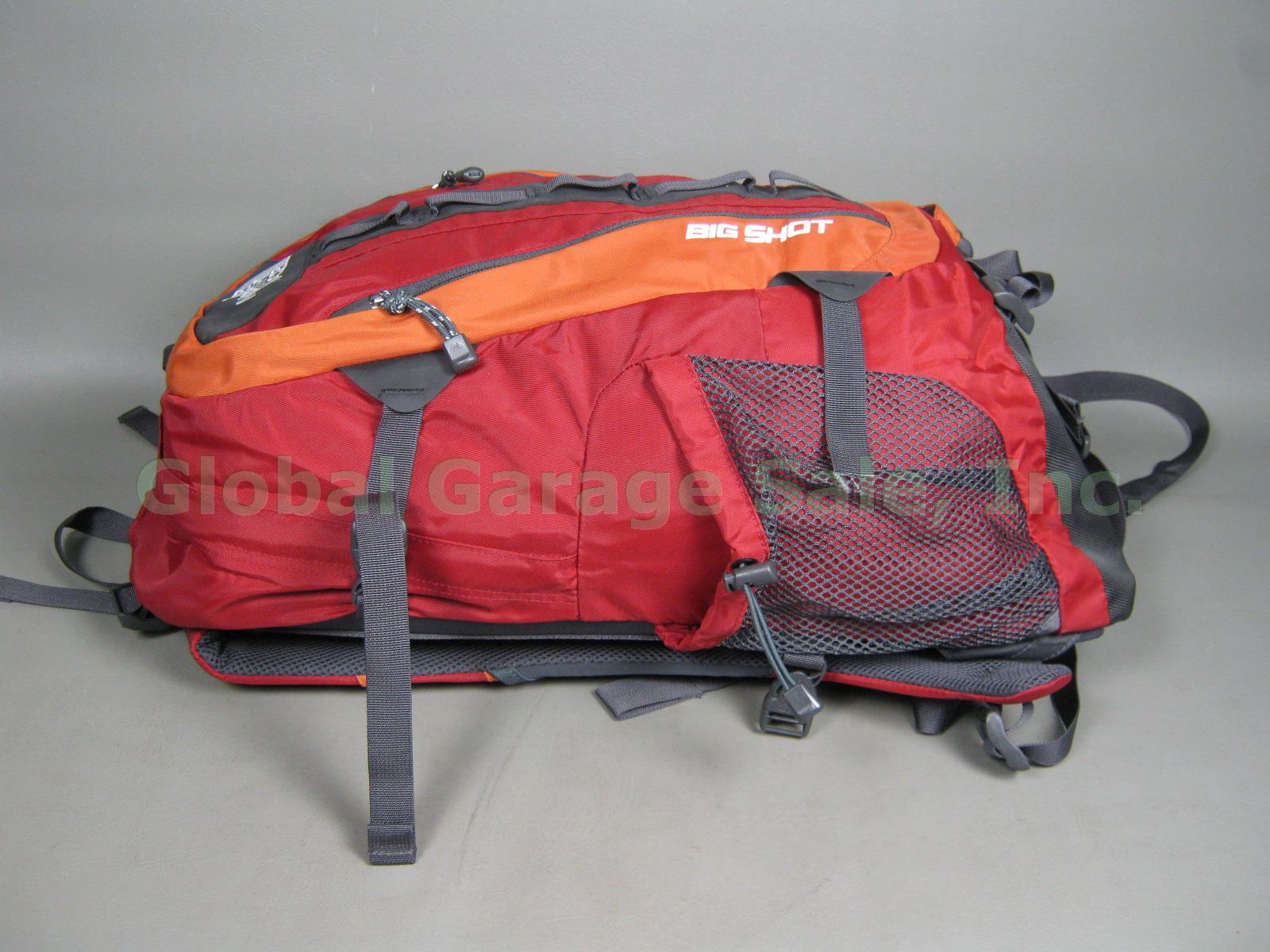 NEW NWT The North Face Big Shot Backpack Day Pack Laptop Book Bag Cardinal Red 1