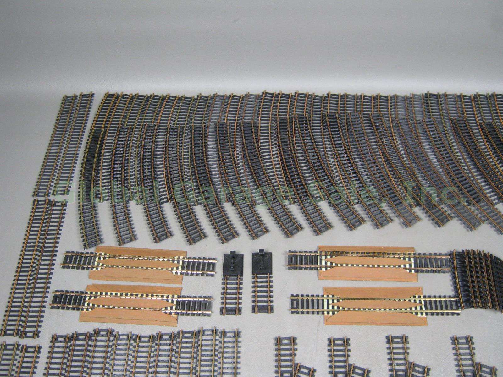 Huge Lot 84 HO Train Straight Curved Track Section Piece Switcher Set Atlas Tyco 3