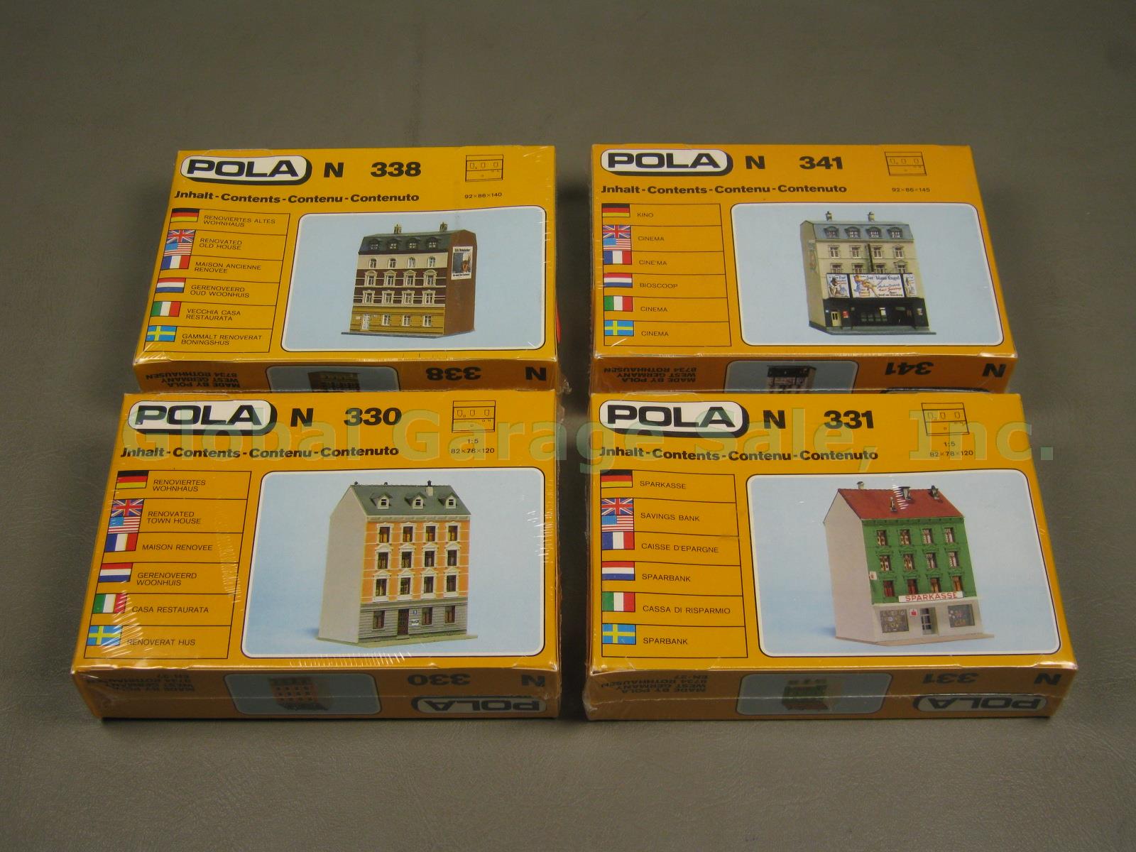 4 Pola Building Kit 330 331 338 341 Renovated Old Town House Cinema Savings Bank 1